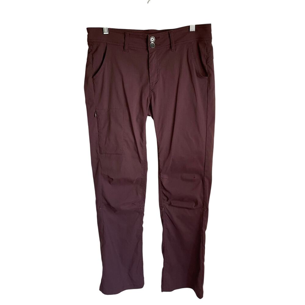 prAna Plum Purple Roll Tab Cargo Hiking Pants Size 10 Gorpcore Travel Granola